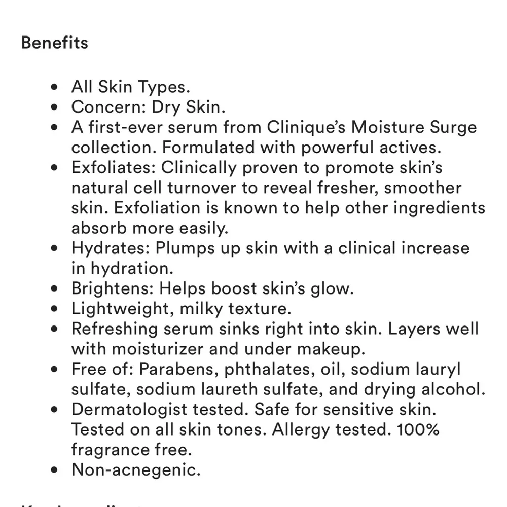 Clinique Moisture Surge Active Glow Serum with Hyaluronic Acid New